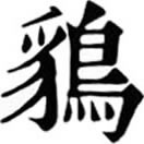 zhì ㄓˋ雉之異,野雞也。